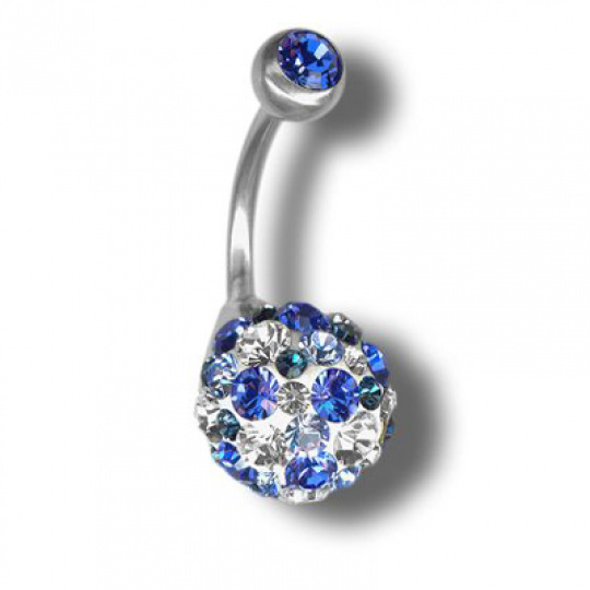 Piercing s krystaly Swarovski Sphere F