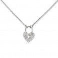 Zlatý náhrdelník Cacharel XD508GB3, materiál bílé zlato 585/1000, diamant-0.08 ct, váha: 3.30g