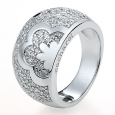 Stříbrný prsten Cacharel CSR231Z, materiál stříbro 925/1000, zirkon, váha: 8.70g