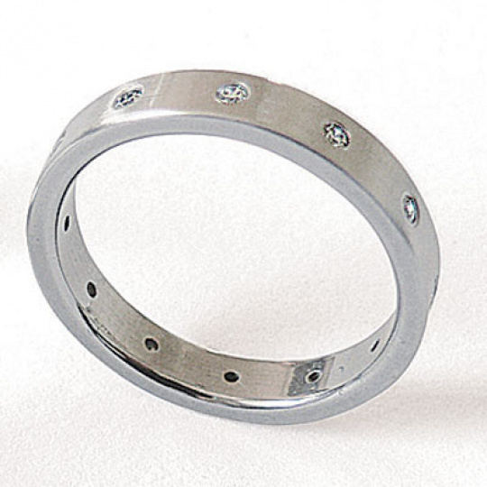 Prsten z chirurgické oceli 04018