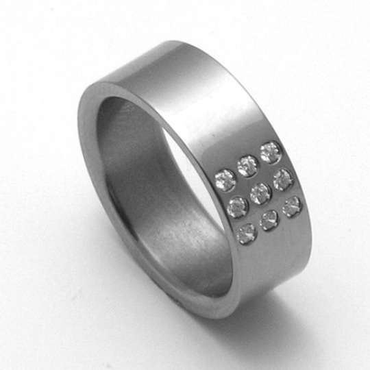 Dámský titanový snubní prsten TTN2702