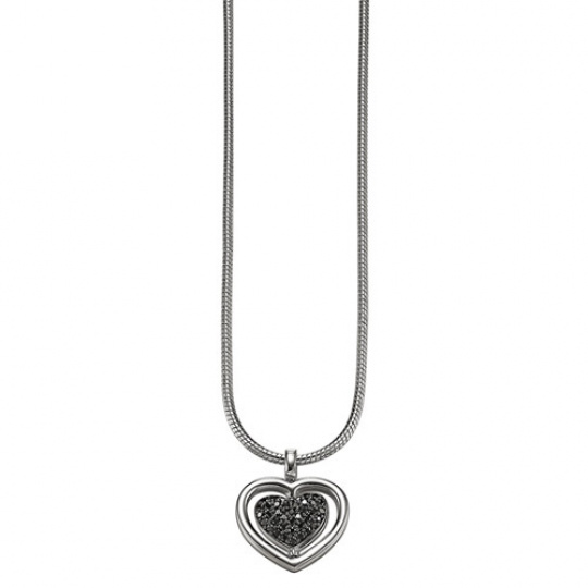 Náhrdelník Esprit Heart Twist Black ESNL-91785A