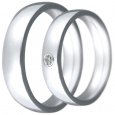 Snubní prsteny kolekce CLAUDIA2, materiál bílé zlato 585/1000, zirkon , váha: u velikosti 54mm - 7.9