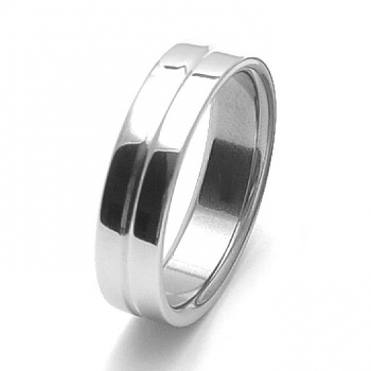 Pánský ocelový snubní prsten RZ86118