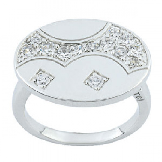 Stříbrný prsten Cacharel CSR219Z, materiál stříbro 925/1000, zirkon, váha: 6.60g