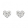 Zlaté náušnice Cacharel XD208GB3, materiál bílé zlato 585/1000, diamant-0.07 ct, váha: 1.35g