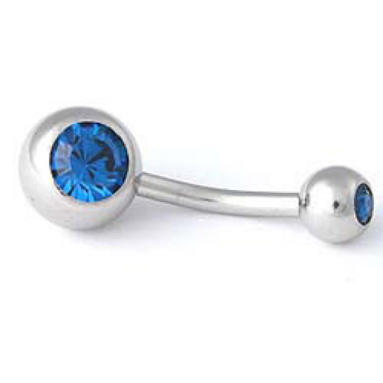 Piercing do pupíku JBL2S1sapphire