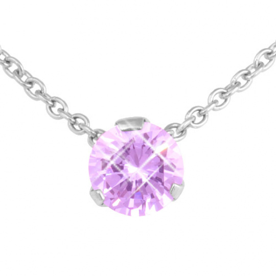 Přívěsek s krystaly Swarovski NSSW02-LAVENDER