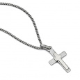 Ocelový přívěsek Mooby Cross MC308