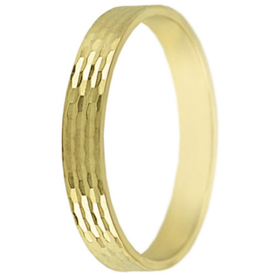 Snubní prsteny kolekce SP3-H, materiál žluté zlato 585/1000 , váha: u velikosti 54mm - 2.40g