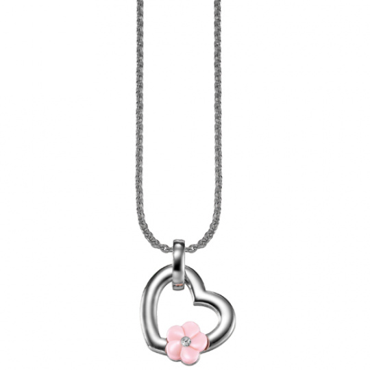 Přívěsek Esprit Flower Heart Rose ESNL-91670A