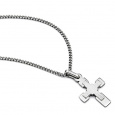Ocelový přívěsek Mooby Cross MC312