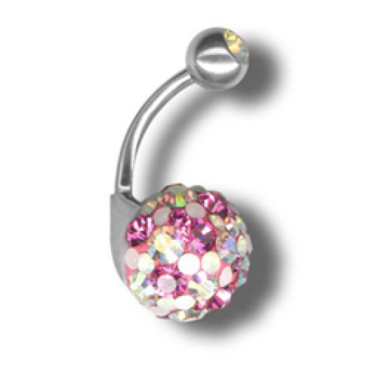 Piercing s krystaly Swarovski Sphere L