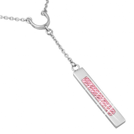 Přívěsek s krystaly Swarovski NSSW04-ROSE