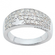 Stříbrný prsten Cacharel CSR170Z, materiál stříbro 925/1000, zirkon, váha: 6.50g