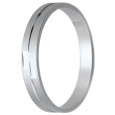 Snubní prsteny kolekce K7, materiál bílé zlato 585/1000 , váha: u velikosti 54mm - 2.20g