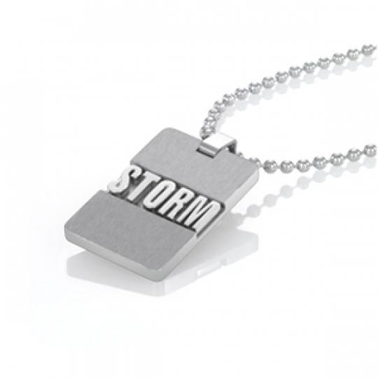 Přívěsek Storm 3D Tag Silver