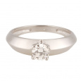 Zlatý Prsten Soliter 224 00871 07, materiál bílé zlato 585/1000, 1x briliant = 0.379 ct, váha: 2.40g