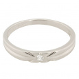 Zlatý Prsten Soliter 224 00863 07, materiál bílé zlato 585/1000, 1x briliant = 0.032 ct, váha: 1.75g