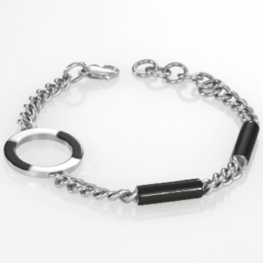 Náramek Storm Dorian Chain Black