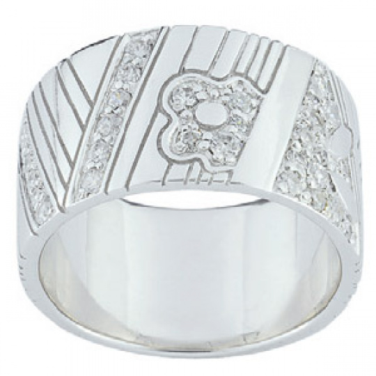 Stříbrný prsten Cacharel CSR214Z, materiál stříbro 925/1000, zirkon, váha: 7.50g