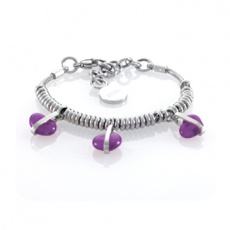 Náramek Storm Baril Heart Purple