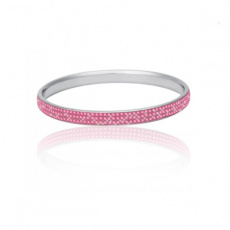 Náramek s krystaly Swarovski BSSG27-ROSE