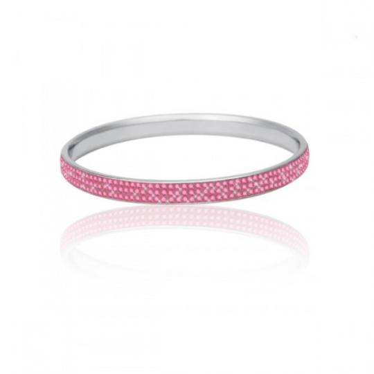 Náramek s krystaly Swarovski BSSG27-ROSE