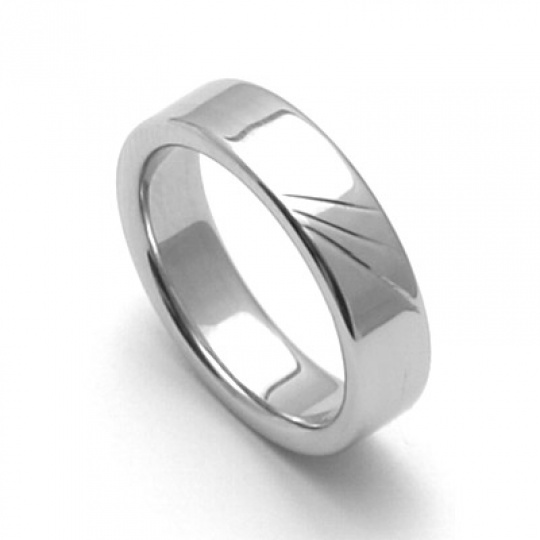 Pánský ocelový snubní prsten RZ05010
