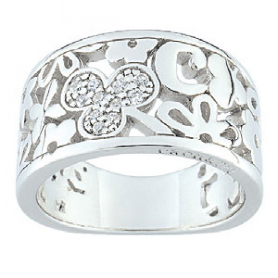 Stříbrný prsten Cacharel CSR143Z, materiál stříbro 925/1000, zirkon, váha: 7.80g