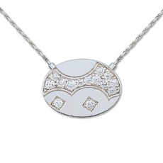 Stříbrný náhrdelník Cacharel CSC219Z42, materiál stříbro 925/1000, zirkon, váha: 6.40g