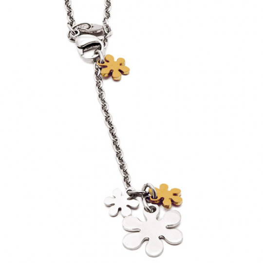 Ocelový náhrdelník Mooby Flower MC164
