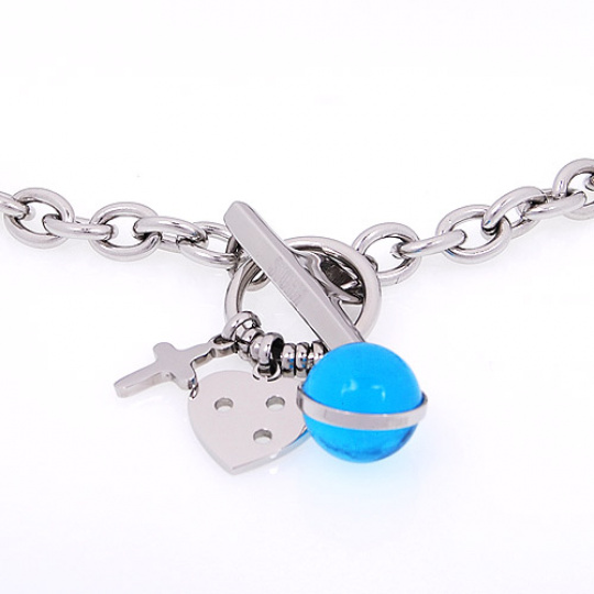 Náhrdelník Storm Baril Charm Aqua