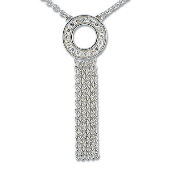 Stříbrný náhrdelník Cacharel CSC183Z42, materiál stříbro 925/1000, zirkon, váha: 4.55g