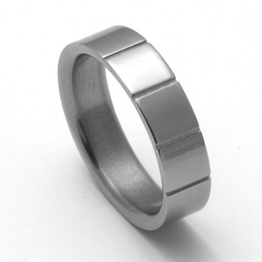 Pánský titanový snubní prsten TTN2001