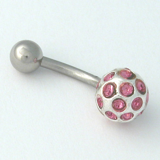 Piercing  do pupíku SBT rose