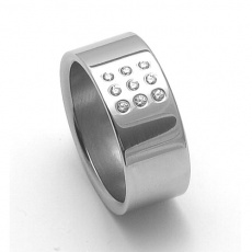 Dámský ocelový snubní prsten RZ08001