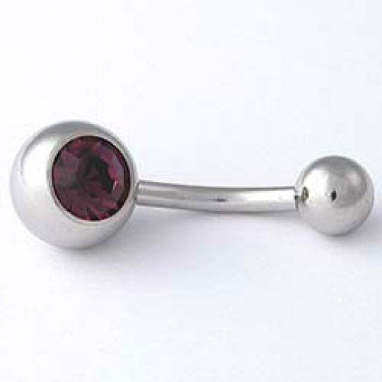 Piercing do pupíku  JBL1amethyst