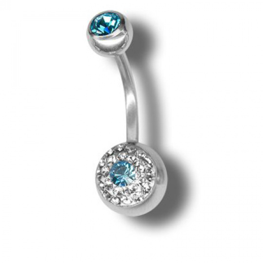 Piercing s krystaly Swarovski Eye C