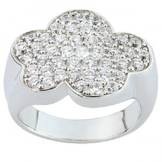 Stříbrný prsten Cacharel CSR133Z, materiál stříbro 925/1000, zirkon, váha: 7.80g