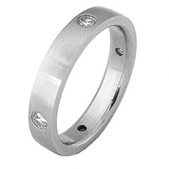 Ocelový prsten s kamínky RSS231-CZ
