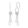 Stříbrné náušnice Cacharel CSW117Z, materiál stříbro 925/1000, zirkon, váha: 3.80g