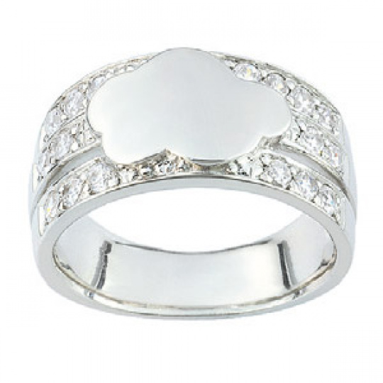 Stříbrný prsten Cacharel CSR154Z, materiál stříbro 925/1000, zirkon, váha: 6.40g