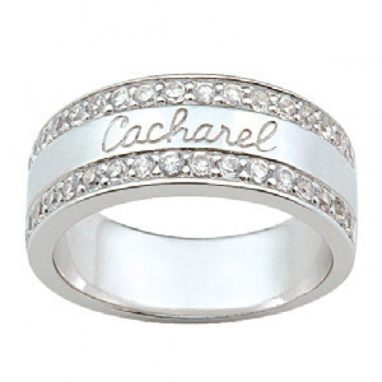 Stříbrný prsten Cacharel CSR163Z, materiál stříbro 925/1000, zirkon, váha: 5.40g