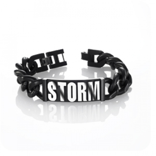 Náramek Storm 3D Tag Black