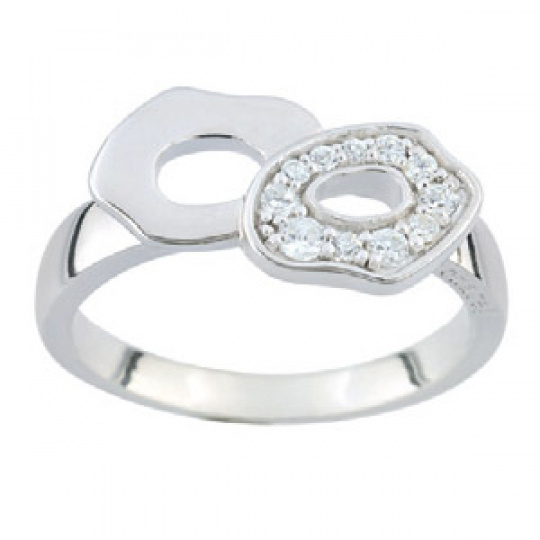 Stříbrný prsten Cacharel CSR159Z, materiál stříbro 925/1000, zirkon, váha: 3.80g