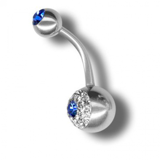 Piercing s krystaly Swarovski Eye A