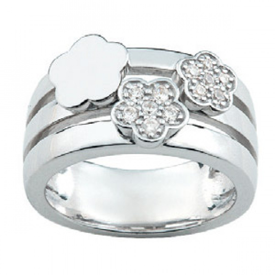 Stříbrný prsten Cacharel CSR003Z, materiál stříbro 925/1000, zirkon, váha: 8.30g
