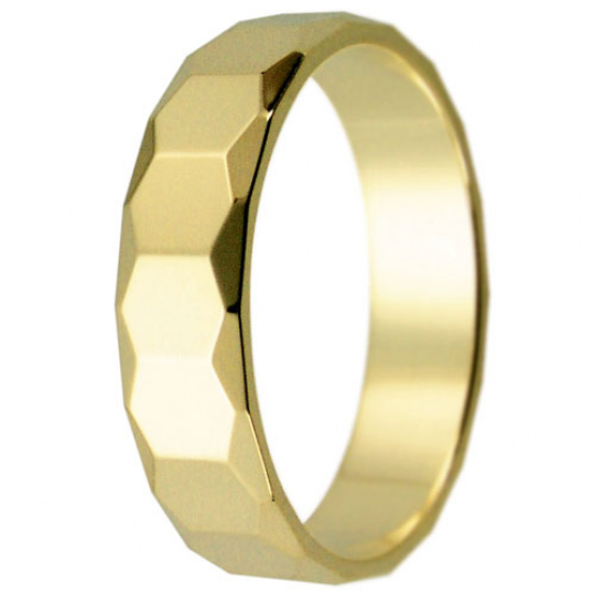 Snubní prsteny kolekce HARMONY5, materiál žluté zlato 585/1000, váha: u velikosti 54mm - 3.50g